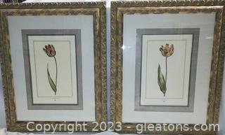 Pair of Lovely Floral Wall Art