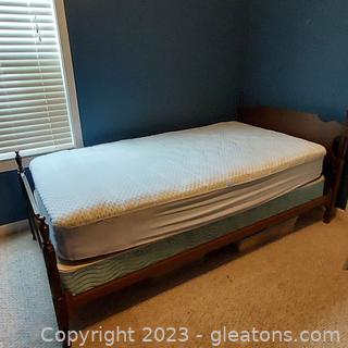 Mid Century Twin Size Bed
