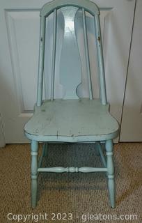 Antique Wooden Painted Chair