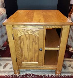 Lovely Side Table-Opens on both Ends
