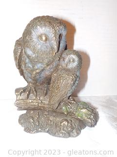 Top Collection Cast Bronze Sculpture of An Owl