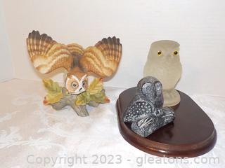 3 Unique and Pretty Owls Made of Different Materials