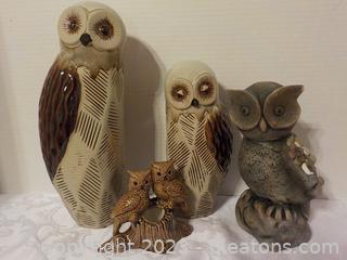 Mr & Mrs Owl and Their Friends