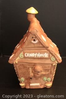 Vintage Gingerbread House Cookie Jar 