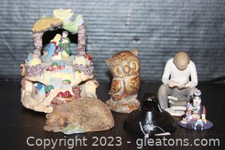 Willow Tree Figurine, Nativity Music Box, Owl Statue & More 