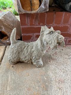 Heavy Outdoor Scottish Terrier Dog Statue 