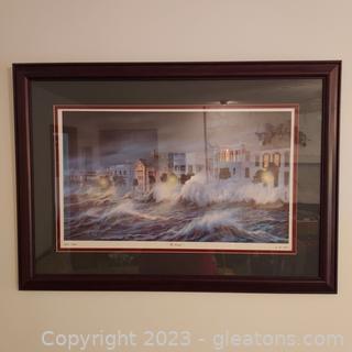 Framed “The Storm” by Jim Booth Print