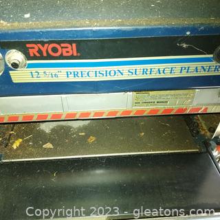 Ryobi Rapid Set Blade Change System and a 12 5/16" Precision Surface Planer