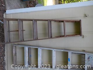 Pre Owned Wooden 6ft Step Ladder