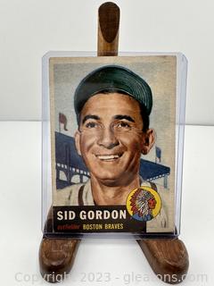 Topps Sid Gordon Card