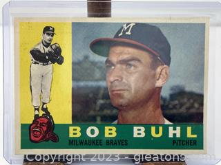 Topps Bob Buhl Card