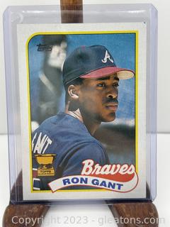 Topps Ron Gant Card
