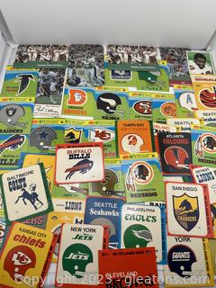 NFL Card & Sticker Lot 