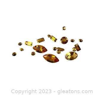 Loose Citrine Gemstones in Multiple Shapes & Sizes
