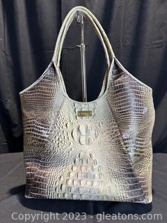 Brahmin Shoulder Bag w/Metallic Detail
