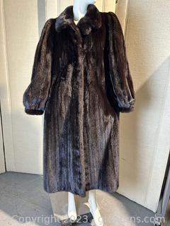 Gorgeous Max Zeller Furs Women’s Mink Long Coat                                             