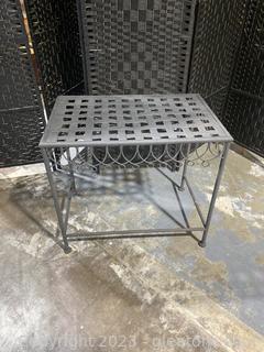 Cast Aluminum Patio Side Table