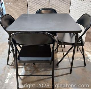 Cosco Card Table with 4 Chairs