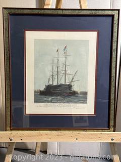 Framed & Matted Print of “The Last Tourney of ‘Victory’ 1922"