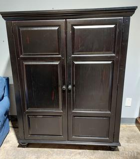 Nice Black Media/Storage Cabinet