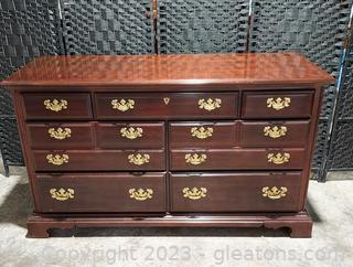 Nice American Drew 9 Drawer Dresser with Mirror Pictured separately