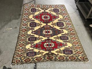 Vintage Turkish Style Area Rug 