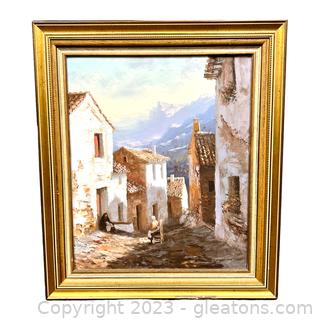 Oil Cityscape by Manuel Cuberos (B)