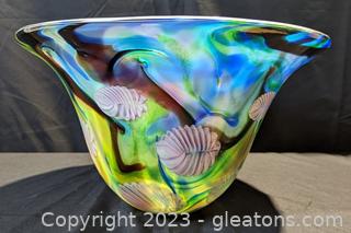 Magnificent Murano Art Glass Bowl 