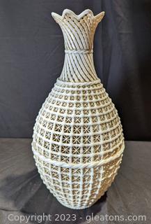 Intricate Porcelain Openwork Vase 
