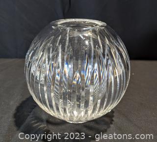 Dazzling Waterford Crystal Rose Bowl 