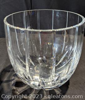 Stephens Crystal Bowl/Vase Weighty 
