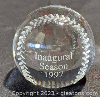 Tiffany & Co.Crystal Baseball, Turner Field Inaugural Season 1997 