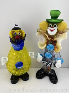 Murano Style Clowns (2)