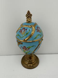 House of Faberge Tulip Musical Egg