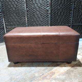 Nice Upholstered Storage Ottoman/Trunk