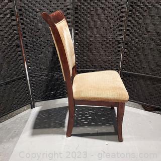 2 Nice Upholstered Dining Room Chairs