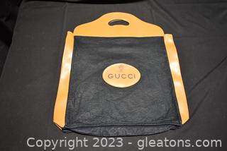 Unauthentic Gucci Felt Tote Handbag / Shopping Bag 