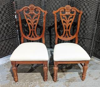 Chipendale Style Set of 6 Dining Room Chairs (Not all in 1st pic) 