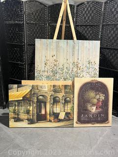 French Inspired Canvas Prints