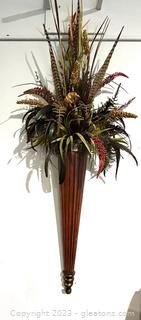 Large Floral Wall Sconce 