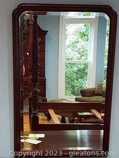 Heirloom Mahogany 1” Beveled Mirror
