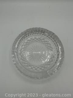 Vintage Waterford Crystal Round Ashtray 