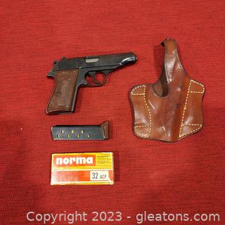 Manurhin Model PP7.65mm Hand Gun with 1 Magazine and Holster 