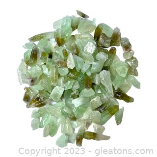 Natural Green Calcite Raw Crystals