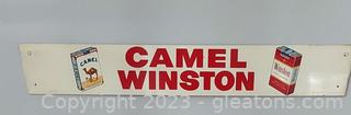 Camel/Winston Metal Advertising Sign 