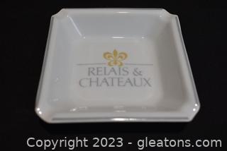 Relais & Chateaux Luxury Hotel Ashtray by Bernardaud Limoges 