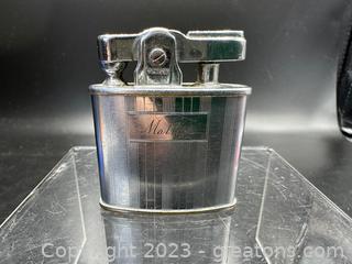 Ronson Cigarette Lighter Engraved w/ “Mother” on Front & "September 21, 1942 25th Anniversary from Ted” on back