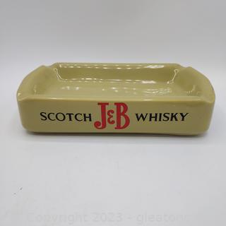 Vintage J & B Scotch Whiskey Advertising Ashtray 