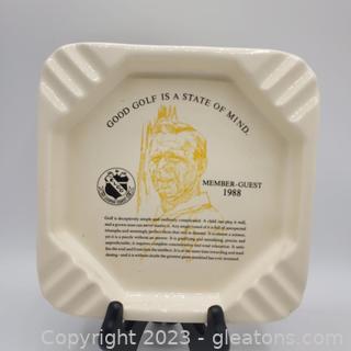 Member-Guest 1988 East Liverpool Country Club Ashtray 