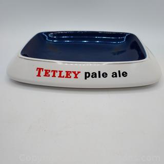 Tetley Pale Ale Ceramic Pub Ashtray- Wade Regicor 